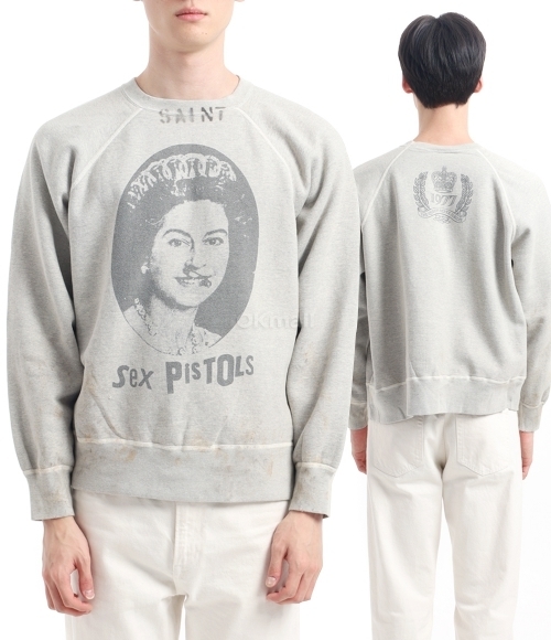 SAINT MXXXXXX]SP_CREW SWT QUEEN (SM-YS1-0000-C23 - GRAY