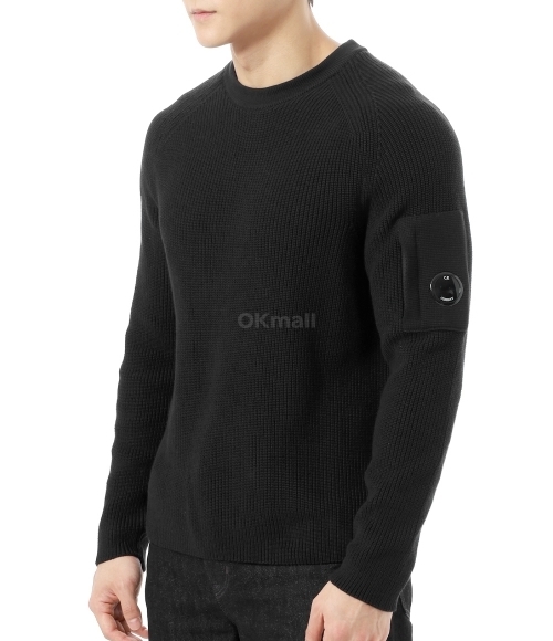 【即日発送】C.P. Company Sea  Crew Neck Lens Knit CP COMPANY]Sea Island Crewneck Lens Knit (18CMKN126A 004037A