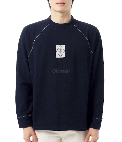 【送料&関税込】C.P. Company Indigo Cotton Sweater VanisAC CP COMPANY]Indigo Fleece Vanise Logo Sweatshirt (18CMSS184A