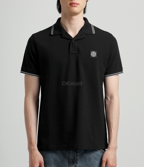 STONE ISLAND]22002SC Organic Cotton Elastane Pique T-Shirt
