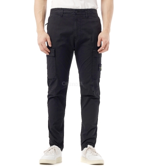 STONE ISLAND]3100304 Supima® Cotton Twill Stretch-TC Cargo Pants