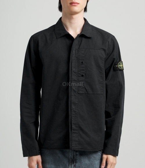 ジャケット・アウター Overshirt supima cotton stone  Stone Island Supima Cotton Twill Stretch-TC Overshirt | Liberty