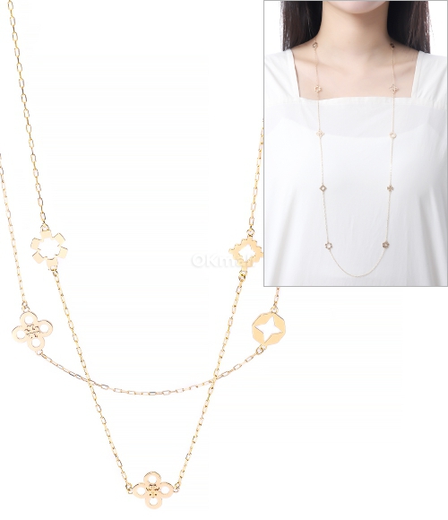 TORY BURCH｜ (SMALL PAVE CLOVERS (153724-300)) Small Kira Clover Pave Stud, Tory Gold / Crystal | Tory Burch KW