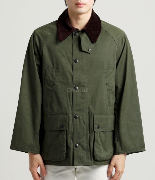 Barbour SL Bedale 36 オリーブ ノンオイル Barbour WASHED BEDALE SL