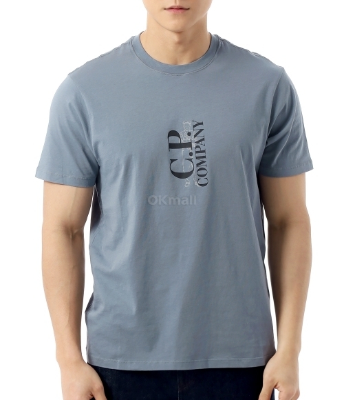 CP COMPANY T シャツ18CMTS138A 005100W 999 C.P. Company Cotton T-shirt With Logo Patch | italist