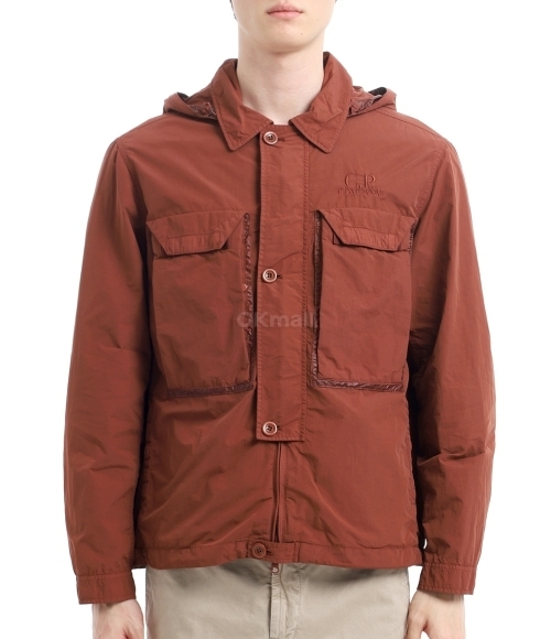 [CP COMPANY]Flatt Nylon Goggle Overshirt (18CMOS090A 005991G 598)