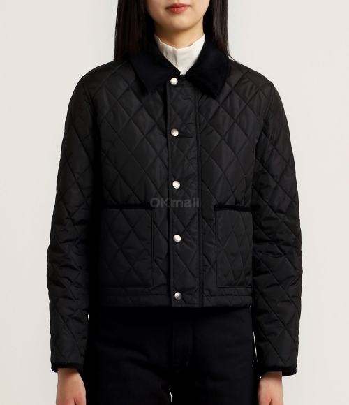 BURBERRY]crop quilted nylon jacket (8105097) | 오케이몰