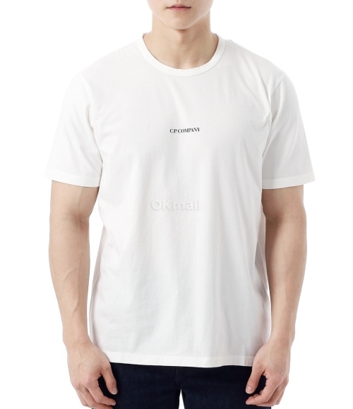 CP COMPANY]24/1 JERSEY LOGO T-SHIRT (18CMTS085A 005431G 103