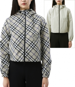 BURBERRY]crop reversible check jacket (8105824) | 오케이몰