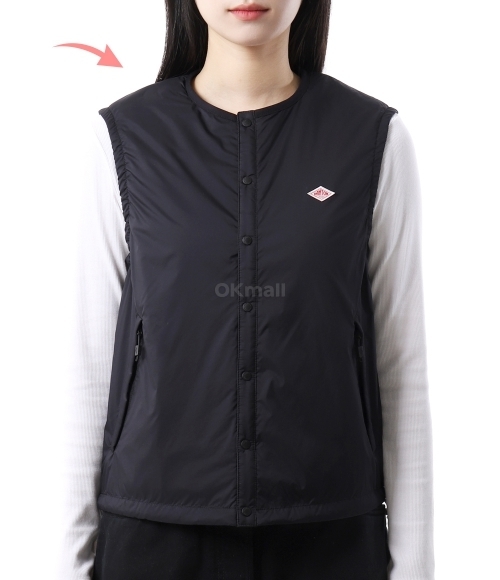 DANTON｜VESTS (INSULATION COLLARLESS VEST (DTA0634-SNT-B DANTON]INSULATION COLLARLESS VEST (DTA0634-SNT-BLACK) | 오케이몰