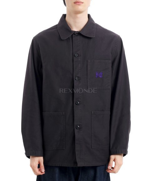 NEEDLES]D.N. Coverall Back Sateen - Black (QV145) | 렉스몬드