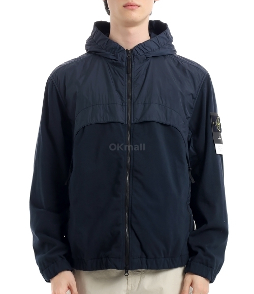 STONE ISLAND]4100041 Crinkle Reps R-NY + Jersey 250 Hooded