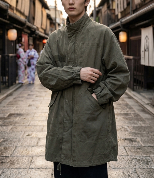 VISVIM]SIX-FIVE FISHTAIL PARKA 3L DMGD (0125105013028 OLIVE