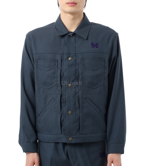 新品Needles Penny Jean Jacket 22AW penny-jean-jacket-poly-twill-