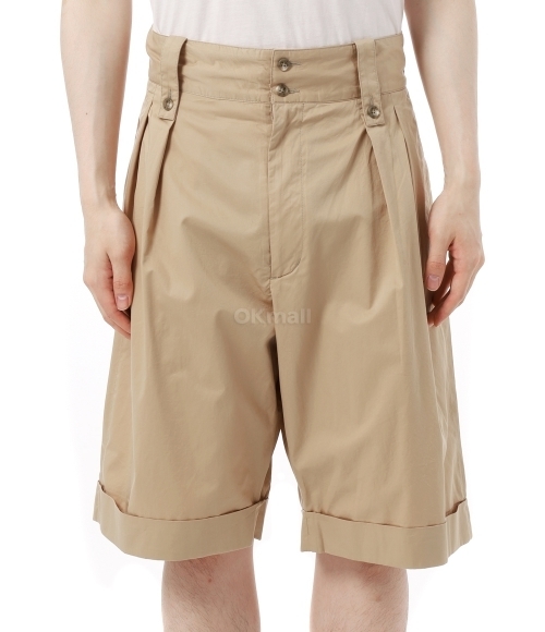 Engineered Garments]Gurkha Short Khaki Cotton Superfine