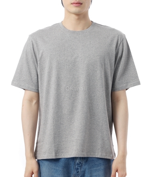 STUDIO NICHOLSON]BRIC SNM SHORT SLEEVE T-SHRIT GREY MARL