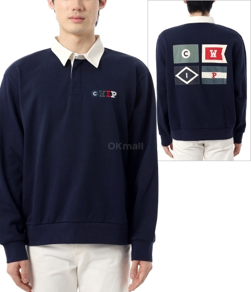[Carhartt WIP]フラッグス ラグビー スウェットシャツ CARHARTT WIP]Flags Rugby Sweatshirt (I034592 0AGXX) | 오케이몰