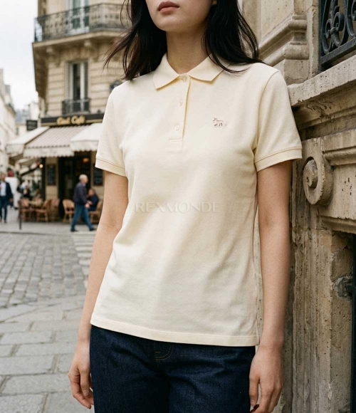 MAISON KITSUNE]BABY FOX PATCH REGULAR POLO (MW00202KJ7010-0134