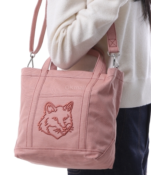 MAISON KITSUNE｜ (FOX HEAD SMALL TOTE(LW05103WW0107-0102 FOX HEAD SMALL TOTE | Maison Kitsuné