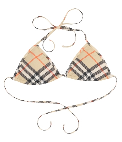 BURBERRY｜ (Check Bikini Top (8100759)) Swimwear Burberry Check Print Bikini Top 8100759 | FLEXDOG
