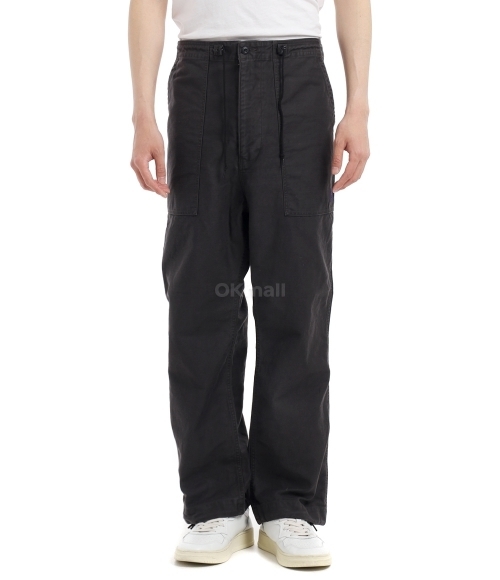 NEEDLES]String Fatigue Pant Back Sateen - Black (QV147) | 오케이몰