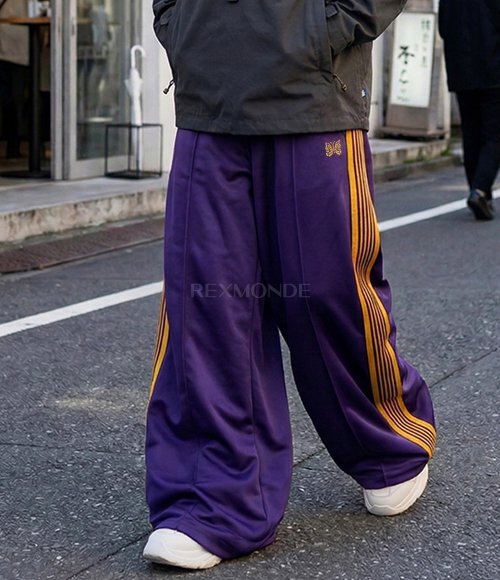 NEEDLES]H.D. Track Pant Poly Smooth - Purple (QV311) | 렉스몬드