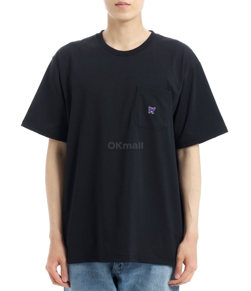 NEEDLES｜ (S/S Crew Neck Tee Poly Jersey - Black (QV362) qv362-01.jpg