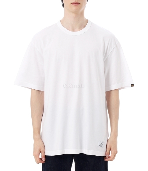 Alpha Industries｜ (ESSENTIAL RELAXED TEE (UTE54000PK WH Alpha Industries]ESSENTIAL RELAXED TEE (UTE54000PK WHITE