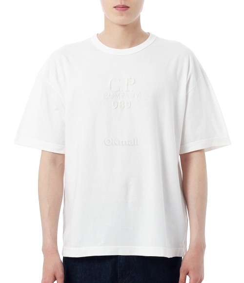 CP COMPANY｜SHORT-SLEEVED ROUND NECK T-SHIRTS (20/1 Jers C.P. Company 20/1 Jersey Boxy Logo T-Shirt | Apparel » Buy
