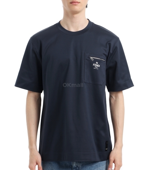 FENDI｜ (Cotton T-Shirts(FS725 4AS8G F0ZNM)) FENDI]Cotton T-Shirts(FS725 4AS8G F0ZNM) | 오케이몰