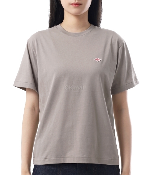 DANTON]SHORT SLEEVE INNER T-SHIRT PLAIN (DTC0195-CVT DKBEIGE
