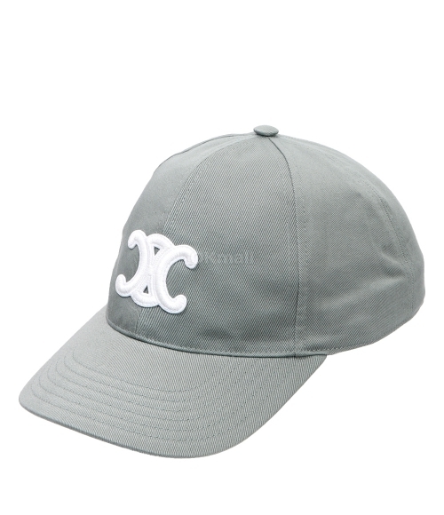 CELINE｜ (TRIOMPHE BASEBALL CAP IN WASHED COTTON (2AUT62 2AUT6234X-18TO_1_SPR25_P1_W.tif