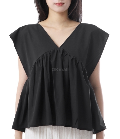 Baserange]Cable Top in Black (TOCA-PO-SU25) | 오케이몰