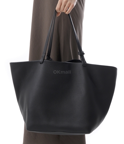 THE ROW｜ (XL Park Tote in Leather (W1201 L129 BLPL)) XL Park Tote Grey in Leather – The Row