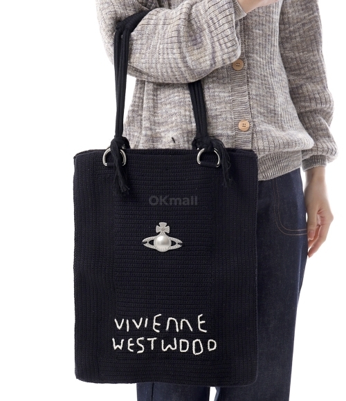 Vivienne Westwood]MABEL CROCHET TOTE LARGE (4D010005U K004W