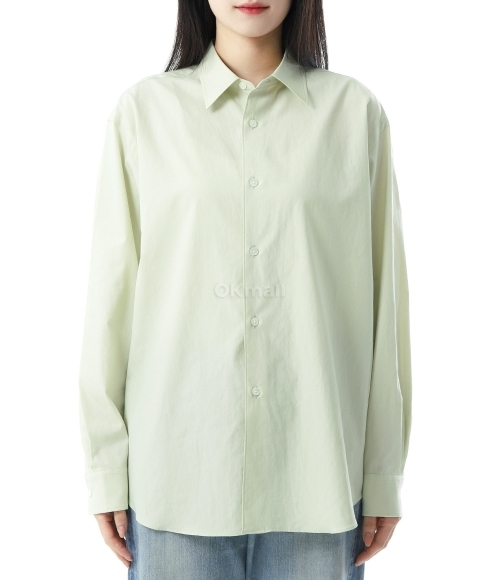 【25ss】AURALEE WASHED FINX TWILL SHIRT Auralee Washed Finx Twill Shirt in Light Yellow Curated at