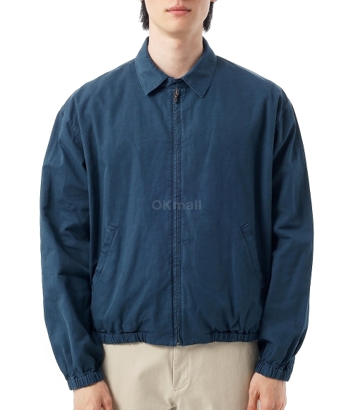 ジャケット・アウター Product Dyed Finx Gabardine Swing Top AURALEE: Blue Product Dyed Finx Gabardine Swing Jacket | SSENSE
