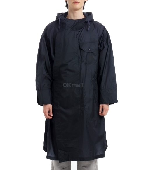 Engineered Garments]MG Coat A - Dk.Navy Nylon Micro Ripstop