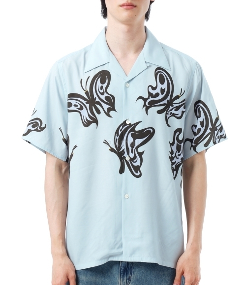 NEEDLES]Needles x Kae Tanaka S/S One-Up Shirt KT Papillon