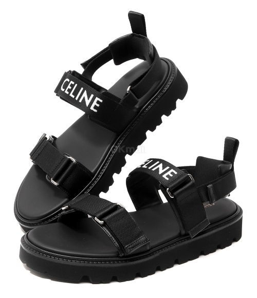 【CELINE】BILLY STRAPPY SANDALS 363435103C.38NO BILLIE CELINE STRAPPLE SANDAL IN “CELINE” JACQUARD AND