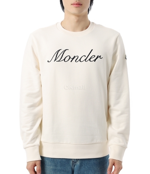 MONCLER｜ (8G00033 89AUJ 034) MONCLER]자수 로고 코튼 스웨트셔츠 (8G00033 89AUJ 034) | 오케이몰