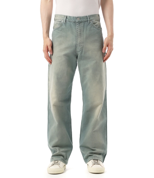 AURALEE]ORGANIC COTTON DUCK PANTS (A25SP02CD ASH GREEN