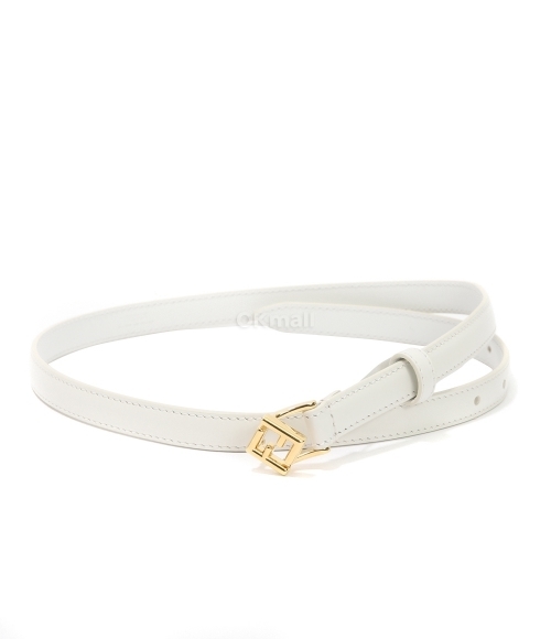 FENDI｜ (FF DIAMOND BELT (8C0742 ANSS F1JTW)) FF Diamonds Belt Leather White | Fendi