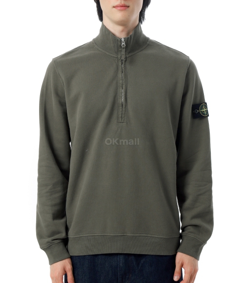 STONE ISLAND]6100068 Brushed Organic Cotton Fleece Regular-fit