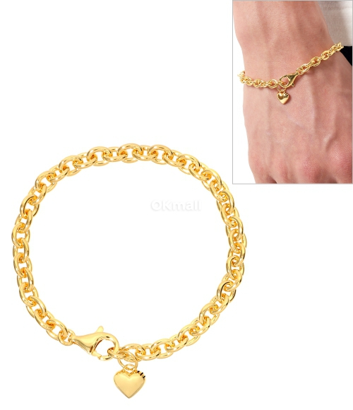 HUMAN MADE]HEART SILVER BRACELET (HM29GD070 GOLD) | 오케이몰