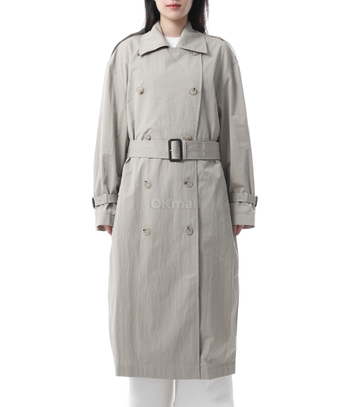 【Toteme】トレンチ クリスプ サマー TOTEME]Crisp Summer Trench (252-WRO0197-FB0410 075) | 오케이몰