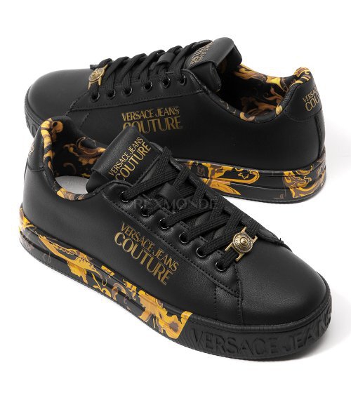 VERSACE]Porcelain Barocco Court 88 Sneakers (79VA3SKL ZPB28 G89