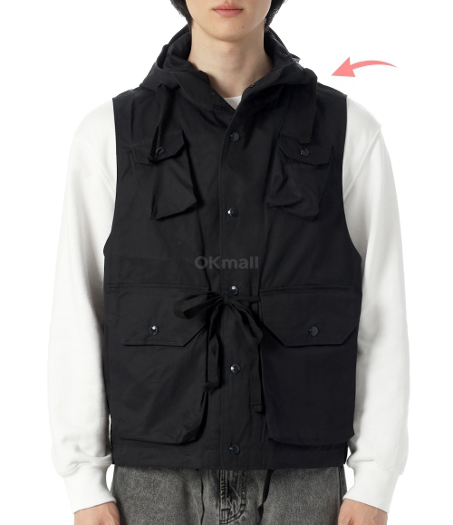 Engineered Garments]Field Vest - Cotton Ventile Twill (25F1C004
