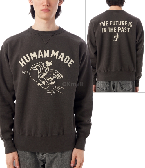 HUMAN MADE]TSURIAMI SWEATSHIRT (HM30CS029 CHARCOAL) | 오케이몰