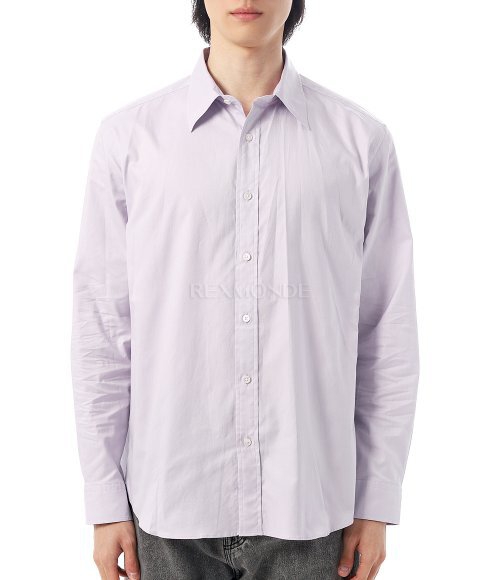 AURALEE]FINX OX CHAMBRAY SHIRT PALE PURPLE (A25AS01FO) | 렉스몬드